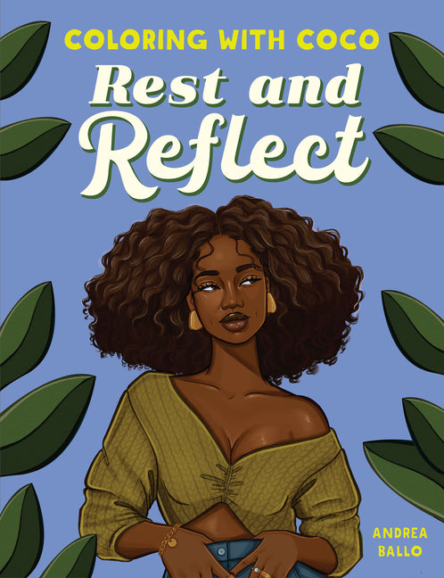 Book cover for Coloring with Coco: Rest and Reflect
