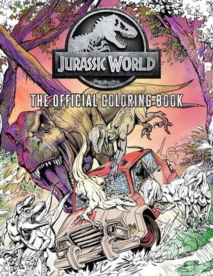 Book cover for Jurassic World: The Official Coloring Book
