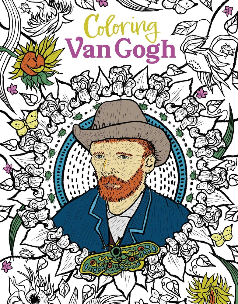 Book cover for Coloring Van Gogh