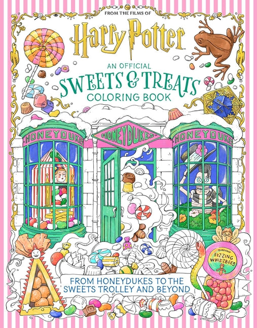 Book cover for Harry Potter: An Official Sweets and Treats Coloring Book