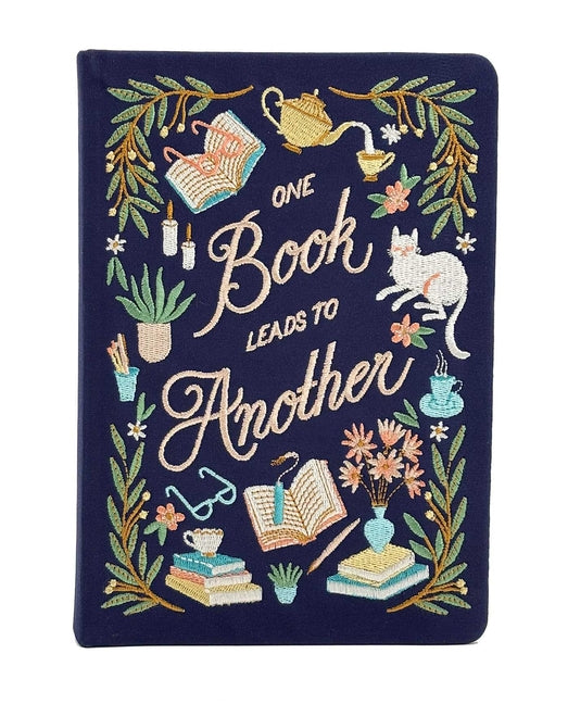 Book cover for Book Lover's Embroidered Journal