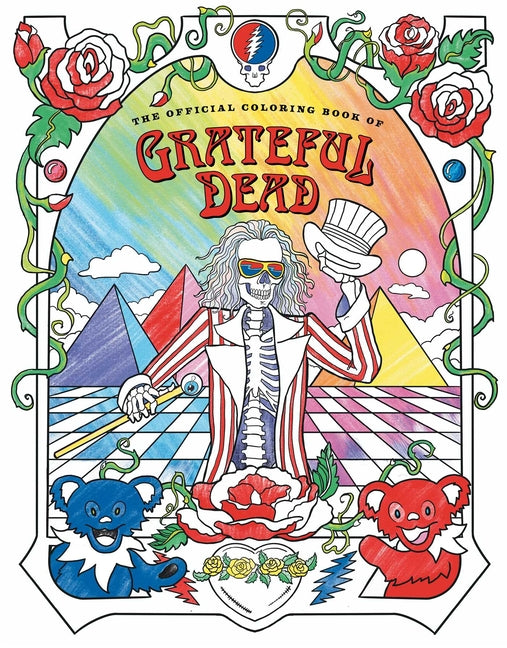 Book cover for Official Coloring Book of Grateful Dead
