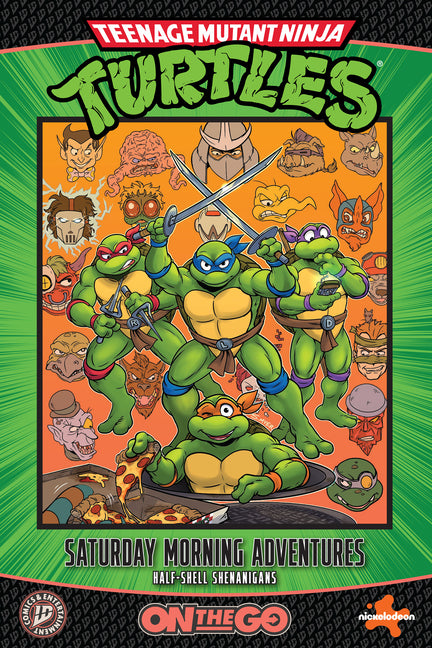 Book cover for Teenage Mutant Ninja Turtles: Saturday Morning Adventures--On the Go: Half-Shell Shenanigans