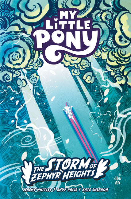 Book cover for My Little Pony: The Storm of Zephyr Heights
