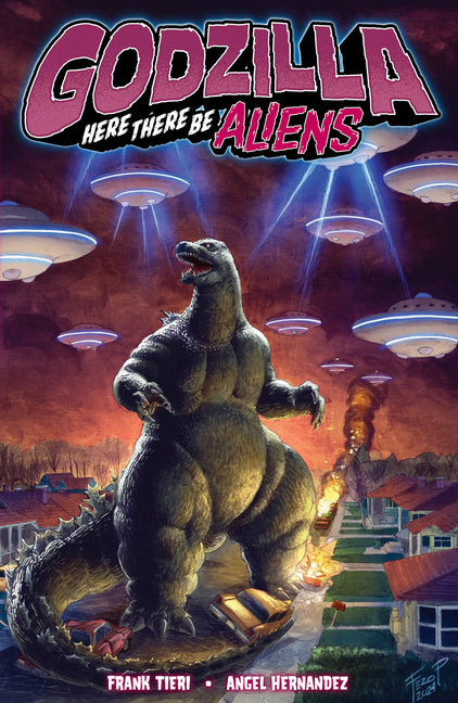 Book cover for Godzilla: Here There Be Aliens