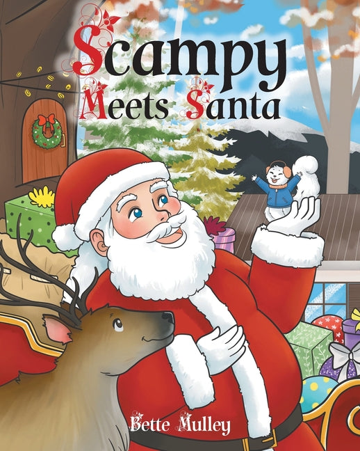 Book cover for Scampy Meets Santa