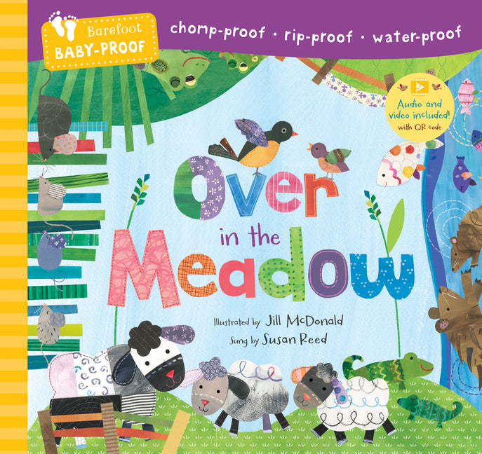 Book cover for Barefoot Baby-Proof: Over in the Meadow