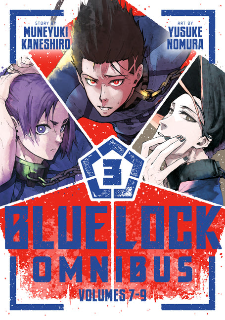Book cover for Blue Lock Omnibus 3 (Vol. 7-9)