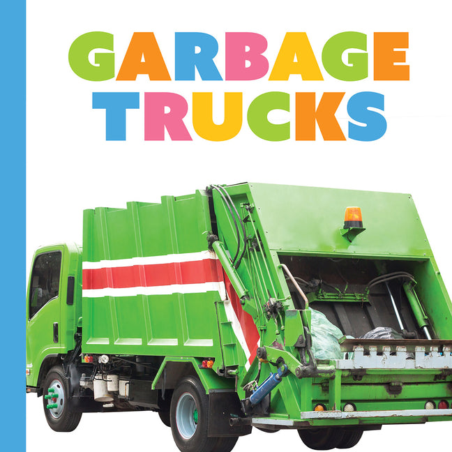 Book cover for Garbage Trucks