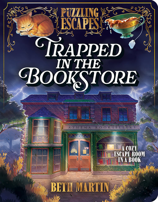 Book cover for Puzzling Escapes Trapped in the Bookstore