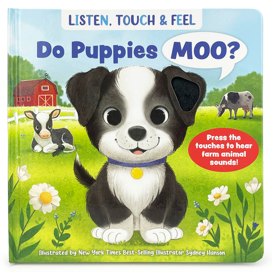 Book cover for Listen, Touch & Feel Do Puppies Moo?