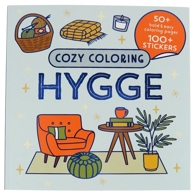 Book cover for Cozy Coloring Hygge: With Stickers