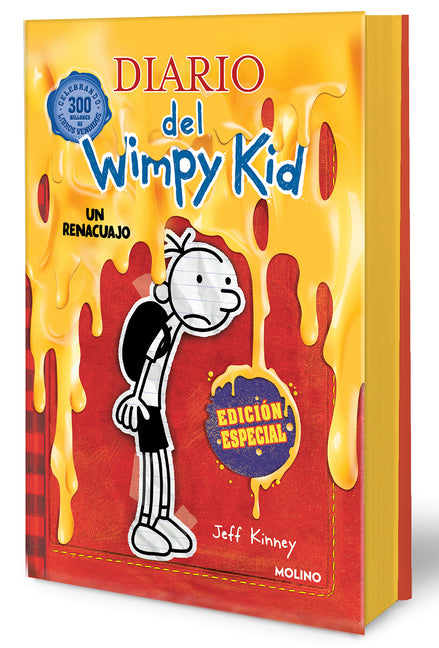 Book cover for Diario del Wimpy Kid: Un Renacuajo (Edición Cantos Pintados) / Diary of a Wimpy Kid (Sprayed Edges Edition)