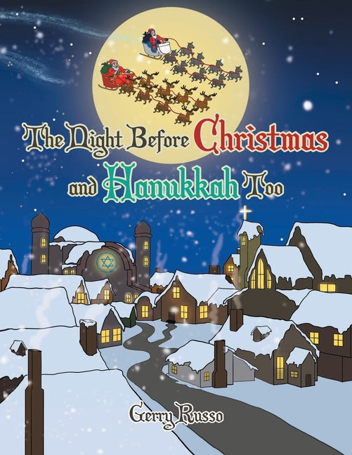 Book cover for Night before Christmas and Hanukkah Too