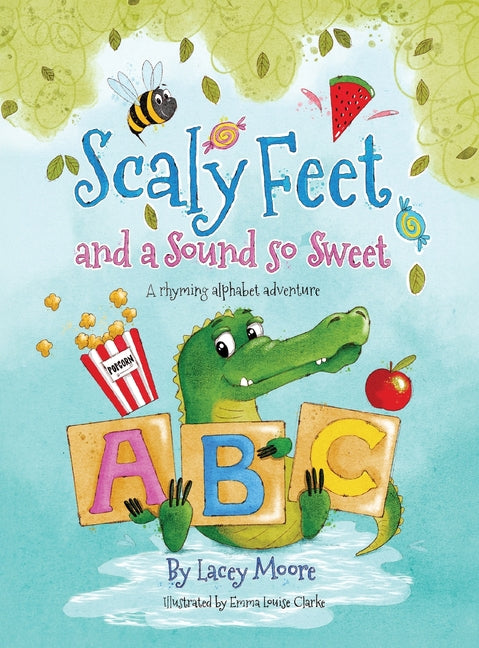 Book cover for Scaly Feet and a Sound so Sweet: A rhyming alphabet adventure