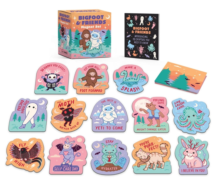 Book cover for Bigfoot & Friends Magnet Set