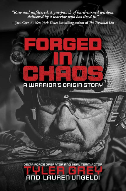 Book cover for Forged in Chaos: A Warrior's Origin Story