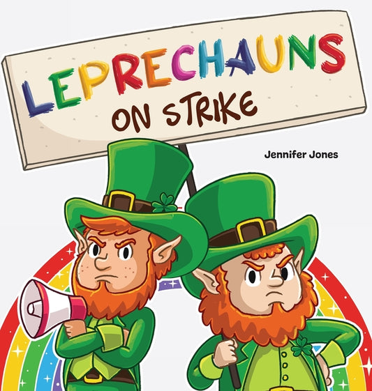 Book cover for Leprechauns on Strike: A Funny St. Patrick's Day Rhyming Read Aloud