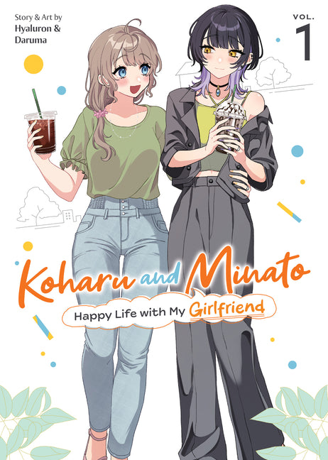 Book cover for Koharu and Minato: Happy Life with My Girlfriend Vol. 1