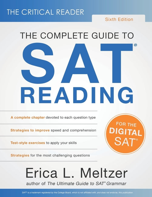 Book cover for Critical Reader, Sixth Edition: The Complete Guide to SAT Reading