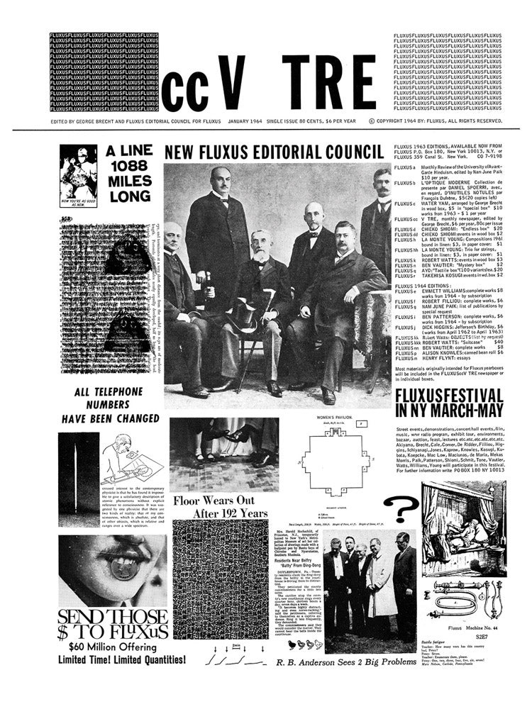 Book cover for The Fluxus Newspaper