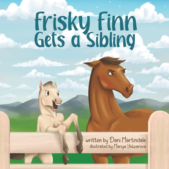 Book cover for Frisky Finn Gets a Sibling