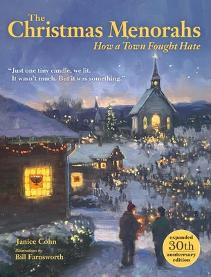 Book cover for The Christmas Menorahs: How a Town Fought Hate