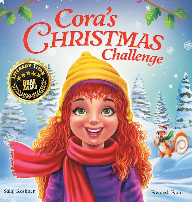 Book cover for Cora's Christmas Challenge: A Magical Story of Friendship, Festive Fun, and the Spirit of Giving