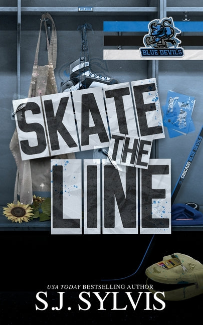 Book cover for Skate the Line: A Single Dad Hockey Romance
