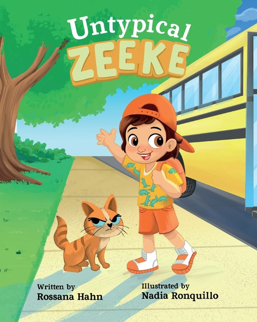 Book cover for Untypical Zeeke: A kids book about Autism Spectrum awareness and acceptance.