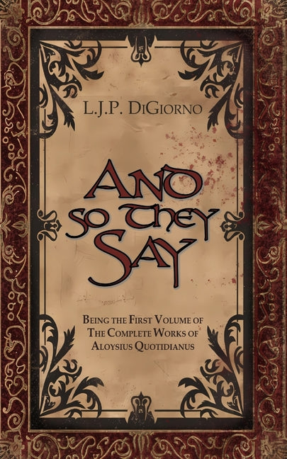Book cover for And So They Say
