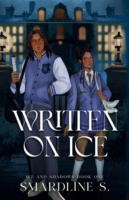 Book cover for Written on Ice: A Dark Academia Hockey Romance (Illustrated Cover) (Cover)