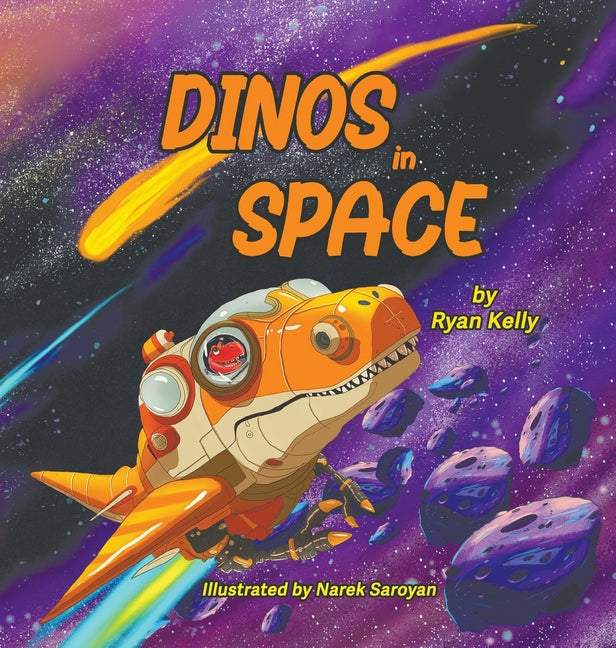 Book cover for Dinos in Space