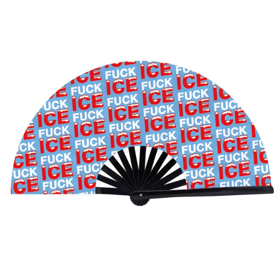 Fuck Ice - Hand Fan