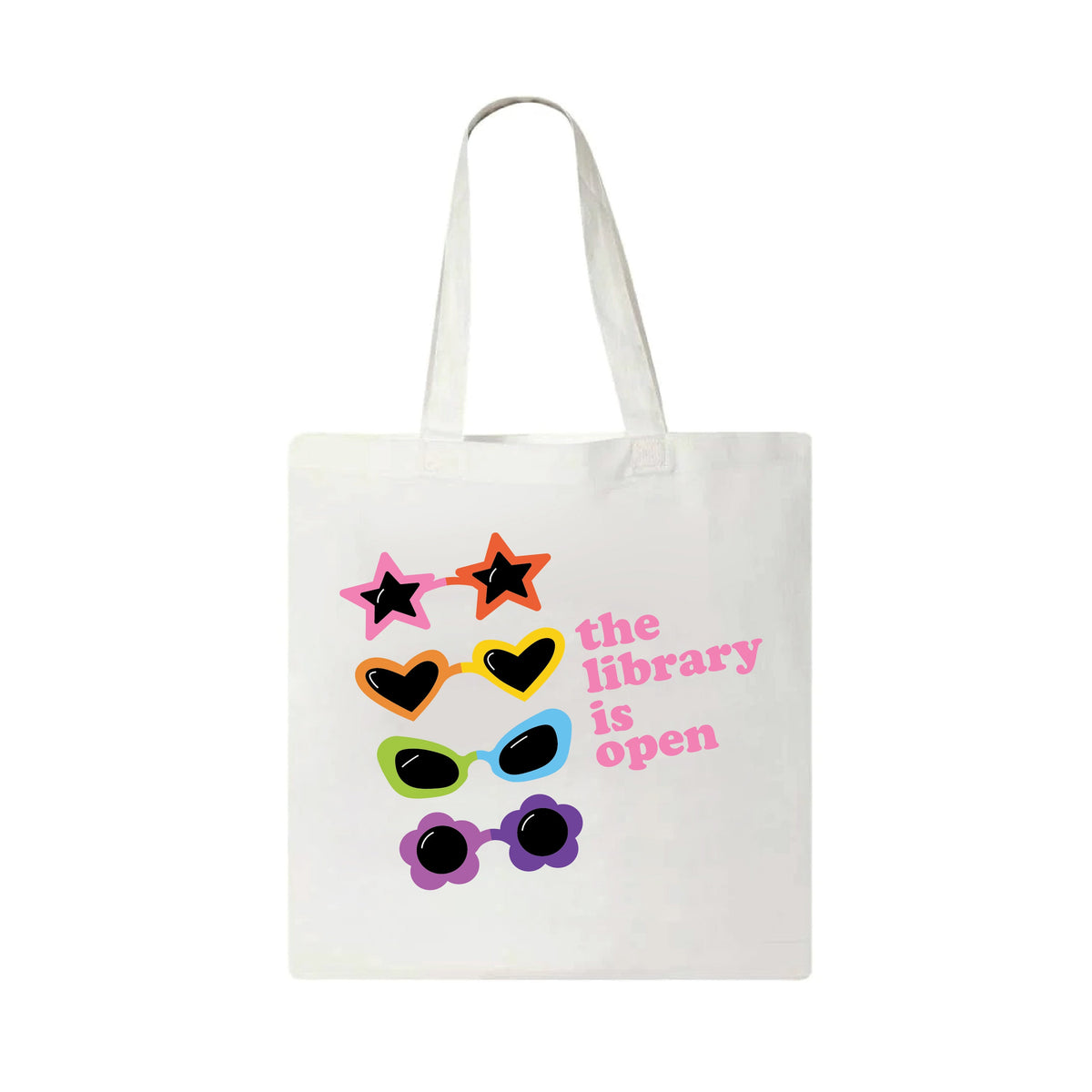 Allstora: The Library Is Open Tote Bag