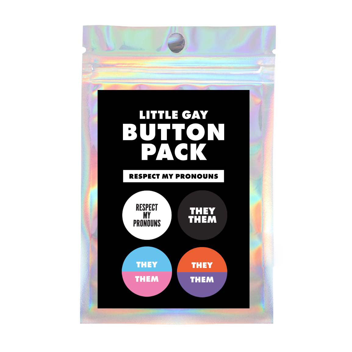 Button Pack: Respect My Pronouns