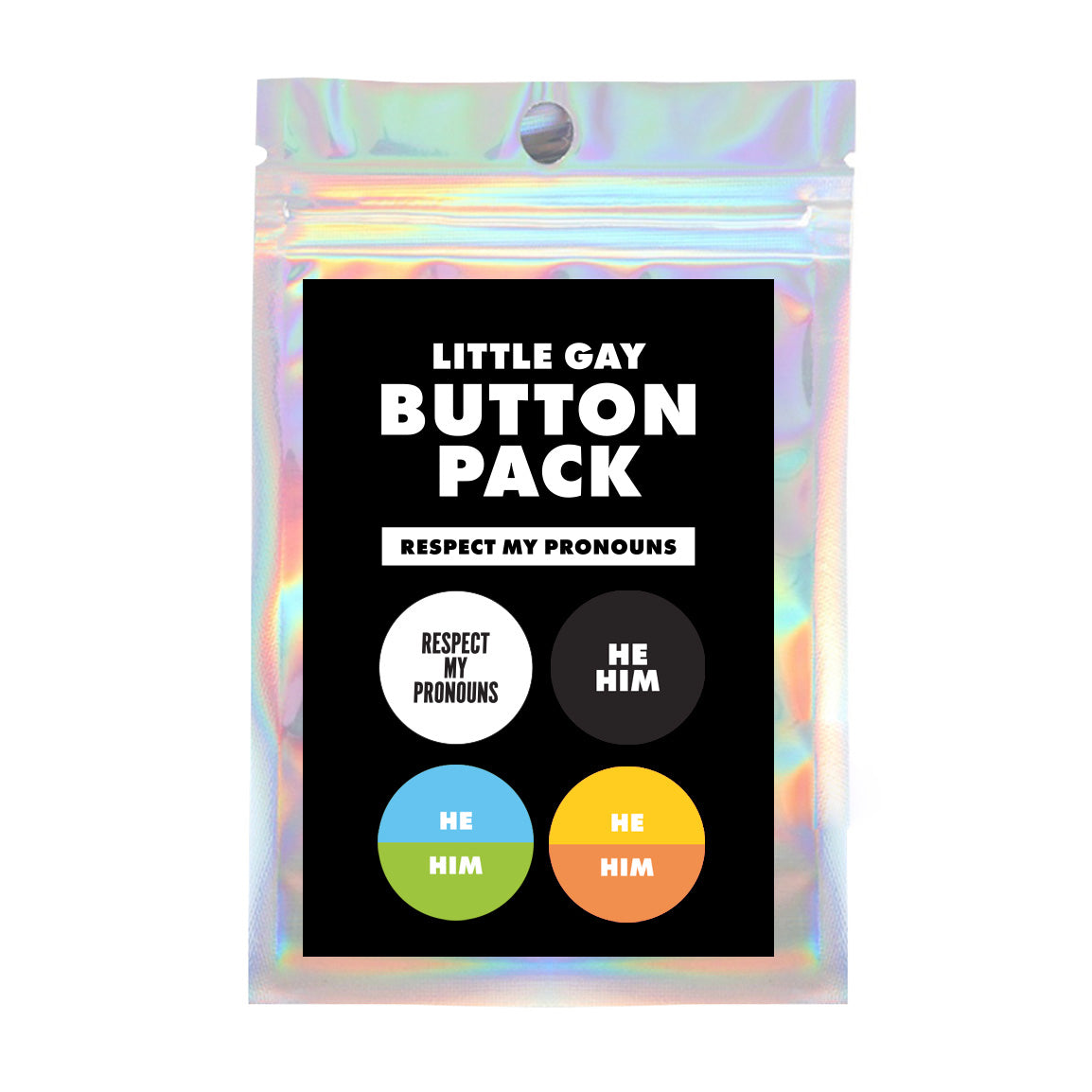 Button Pack: Respect My Pronouns