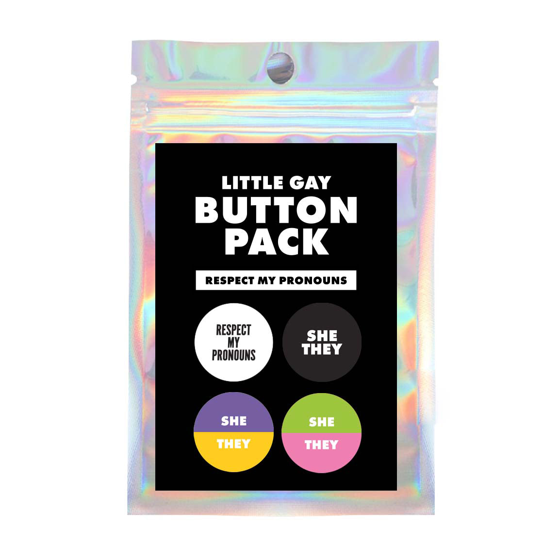 Button Pack: Respect My Pronouns