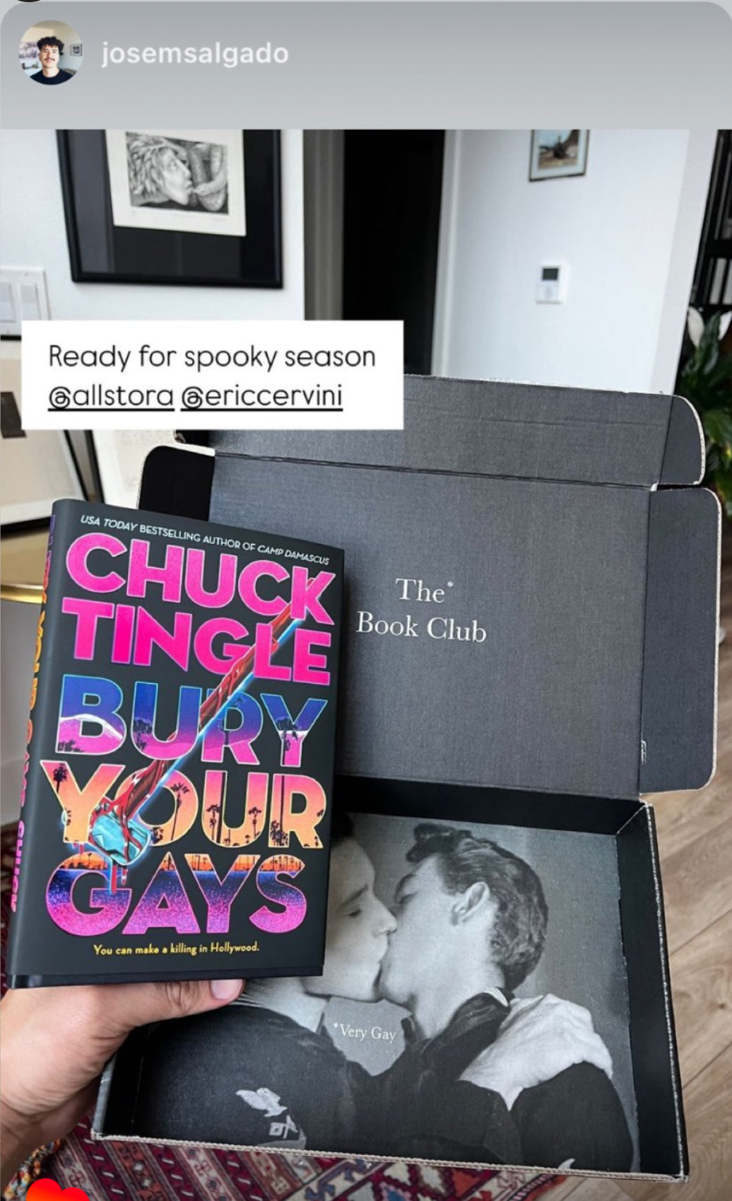 Eric's (Very Gay) Book Club Gift Subscription