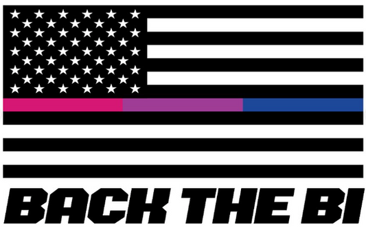Back The Bi Sticker