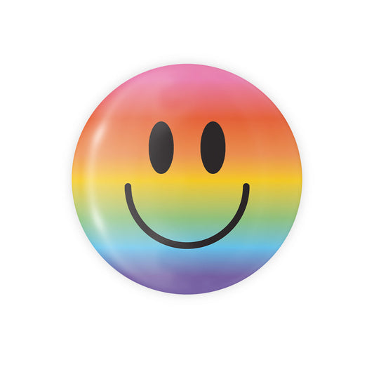 Rainbow Smiley Button