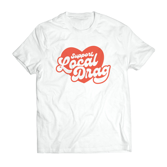 Support Local Drag: White