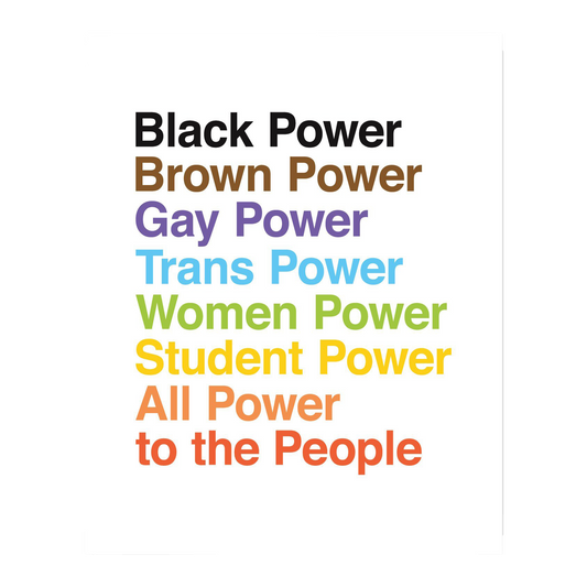 Protest Print: All Power To The People
