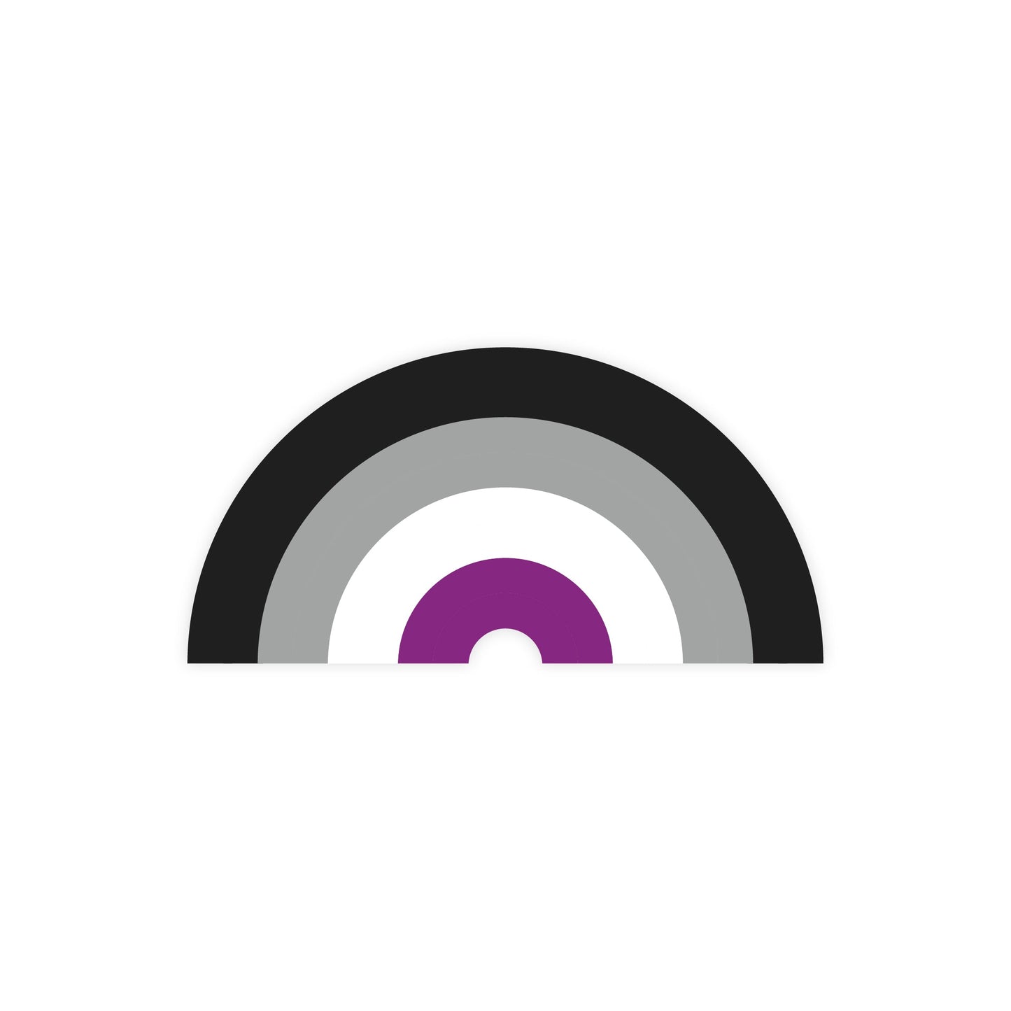 Asexual Flag - Pride Rainbow