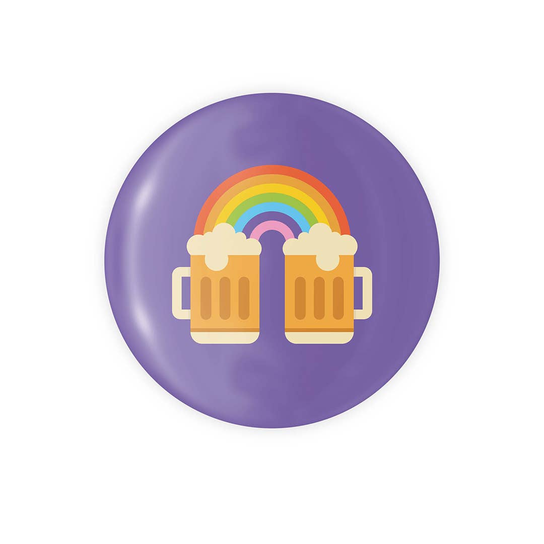 Beer Mug Rainbow Magnet
